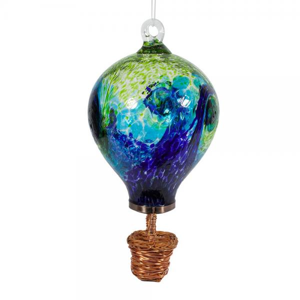 LunaLite Balloon Lantern Green and Blue