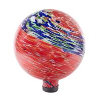 10 inch Red Swirl llluminarie Globe-EV8155