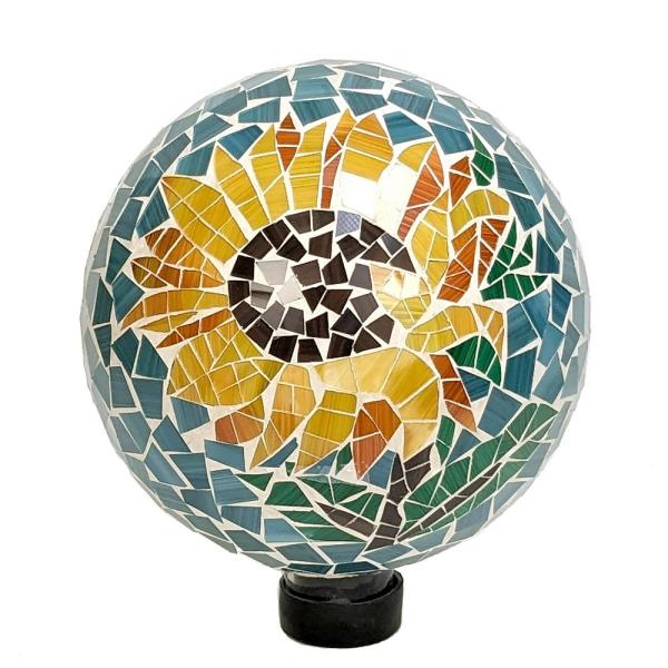 10 inch Sunflower Mosaic Globe