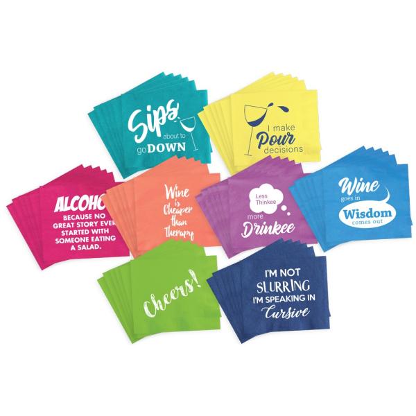 32pc Happy Napkin Assortment