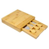 Bamboo Serving Board and Knives Set-EE216