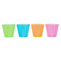 1 oz Shot Glasses - Assorted Neon 50 ct-EE456