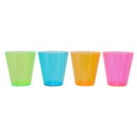 2 oz Shot Glasses - Assorted Neon 40 ct-EE459