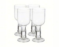 By the Bottle Wine Glass 14 oz Clear Set of 4-EG3BCG003