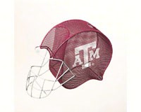 Texas A&M Aggies Helmet Cork Cage and Wine Bottle Holder-EG8BCHH969