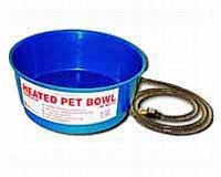 Economical Round Pet Bowl (60 Watt) Blue-FIR19