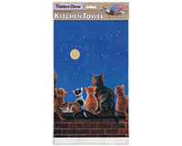 Cats Under Full Moon Towel-FEK28