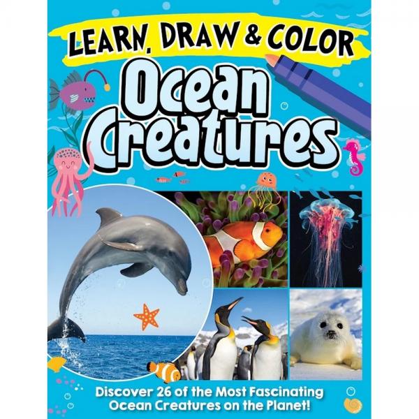 Learn, Draw & Color Ocean Creatures