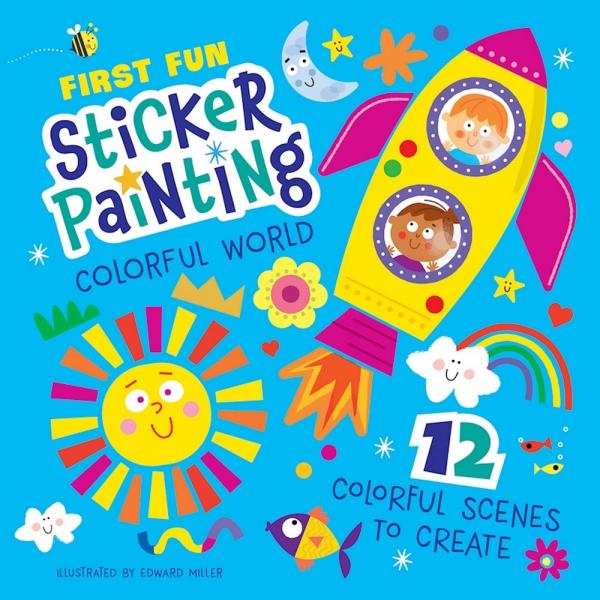 First Fun Colorful World Sticker Painting