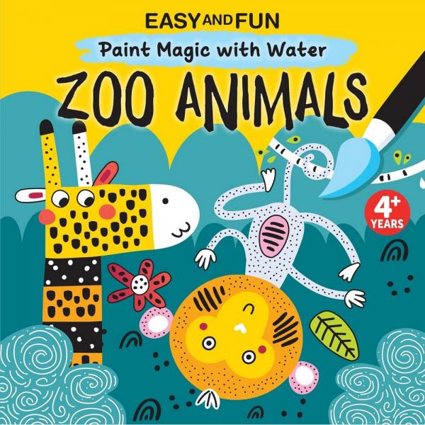 Paint Magic with Water: Zoo Animals