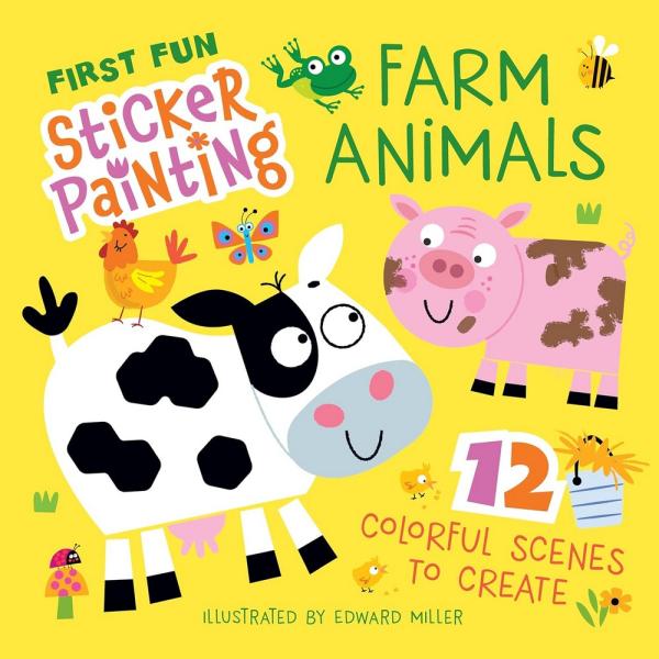 Farm Animals Sticker Painting