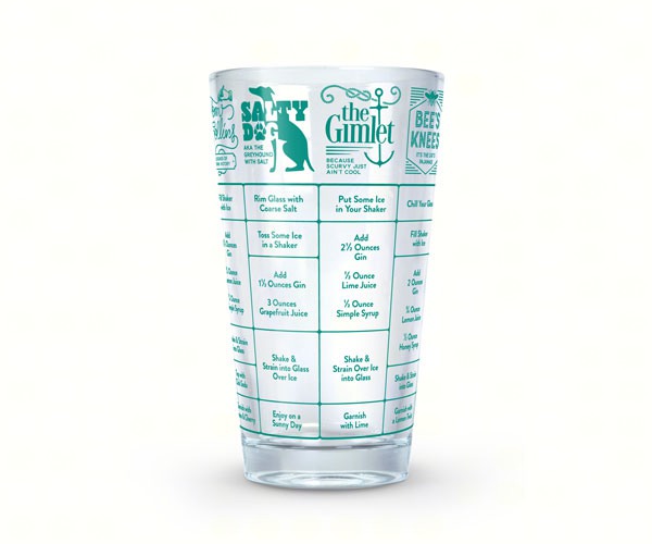 Good Measure Gin Recipe Glass