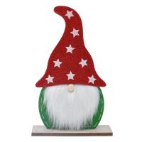 Small Red & Green Felt Gnome-GE1024