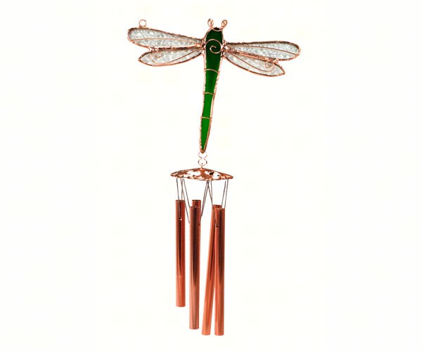 Green Dragonfly Wind Chime