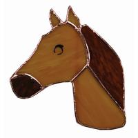 Stained Glass Horse Suncatcher-GE192