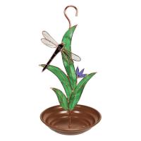 Dragonfly with Leaves Bird Feeder-GE211