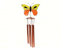 Yellow & Orange Butterfly Wind Chime-GE232