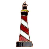 Stained Glass Lighthouse Suncatcher-GE238