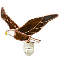 Stained Glass Bald Eagle Night Light-GE280
