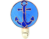 Stained Glass Anchor Nightlight-GE290