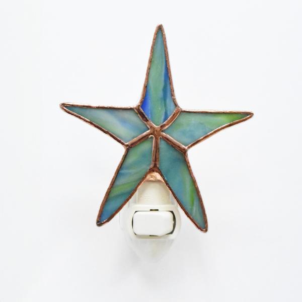 Stained Glass Starfish Nightlight