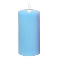 Blue LED Pillar Candle 6 inch-GE5016