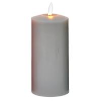 Green LED Pillar Candle 6 inch-GE5017