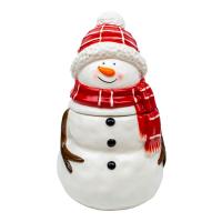 Cozy Snowman Treat Jar-GE534