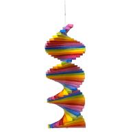 Rainbow Poly Large Helix Spinner-GE601
