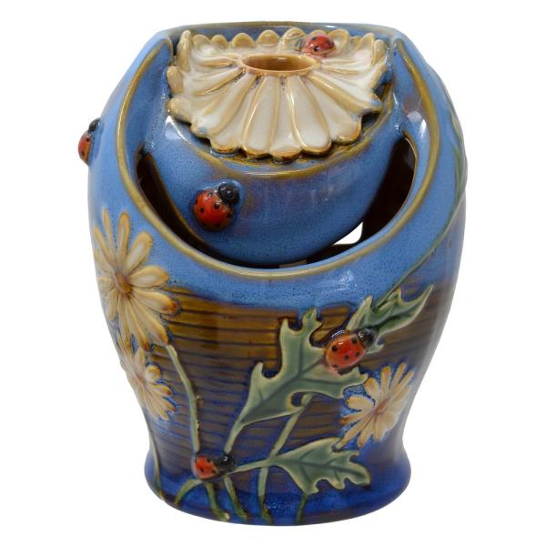 Ladybug Tabletop Ceramic Fountain