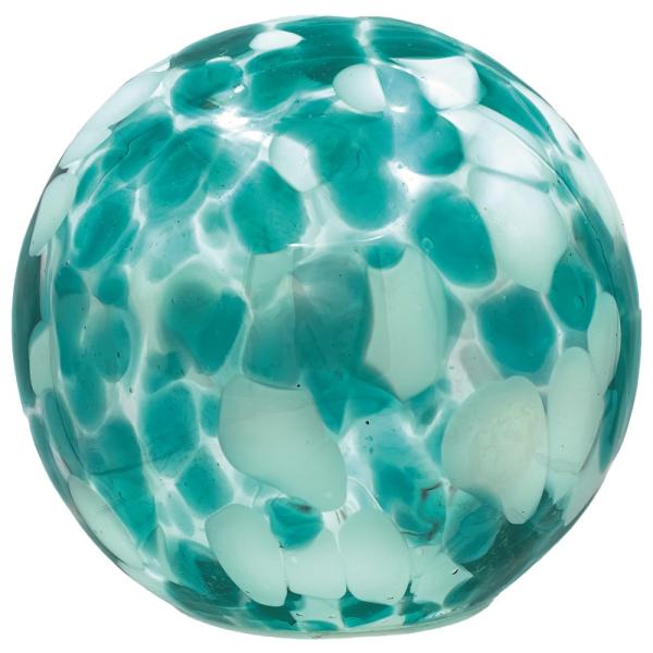 Blue and White LED Glass 4.75 Inch Globe