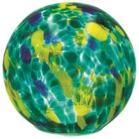 Green and Yellow LED Glass 4.75 Inch Globe-GE915