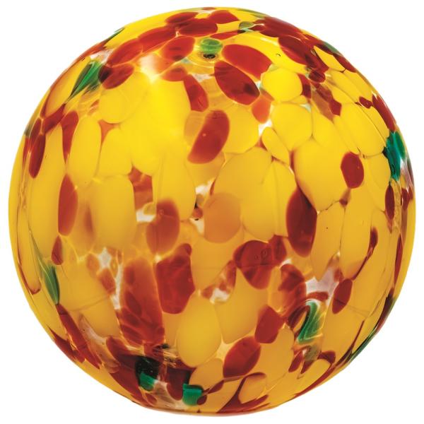 Yellow and Red LED Glass 6 Inch Globe