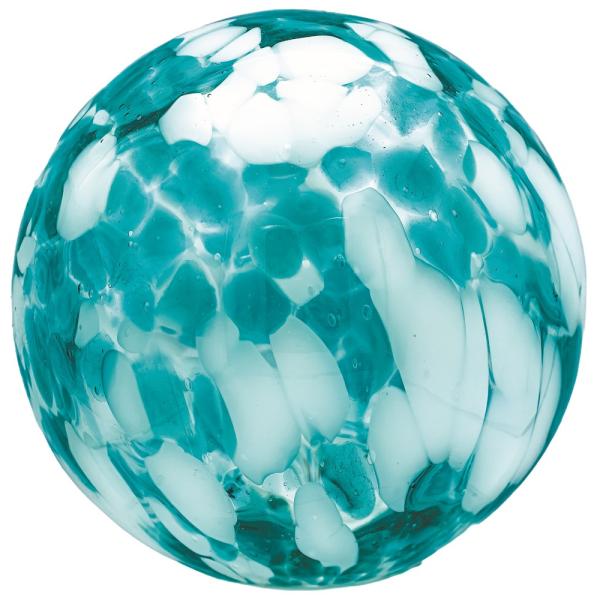 Blue and White LED Glass 6 Inch Globe
