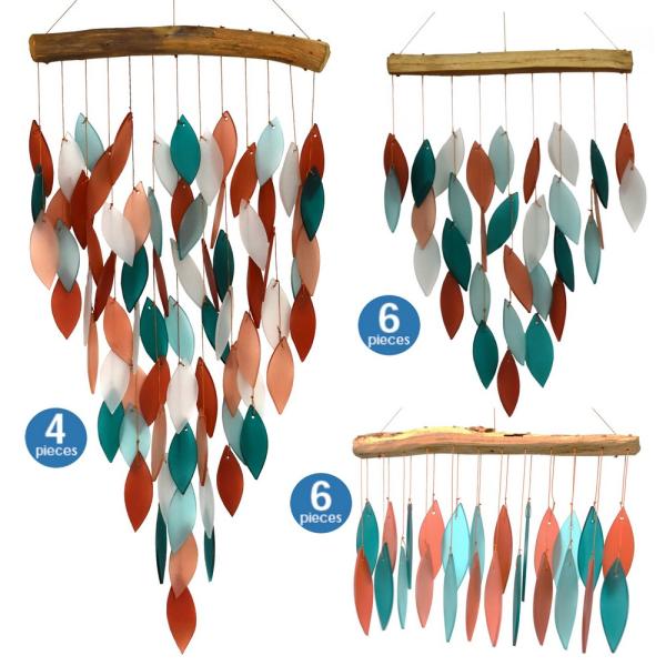 Best Selling Coastal Glass Chimes Assortment