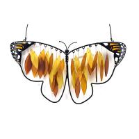 Monarch Butterfly Glass Chime-GEBLUEG362