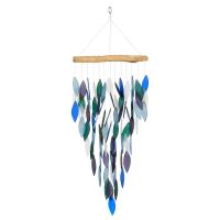 Deluxe Pacific Waterfall Glass Chime-GEBLUEG377