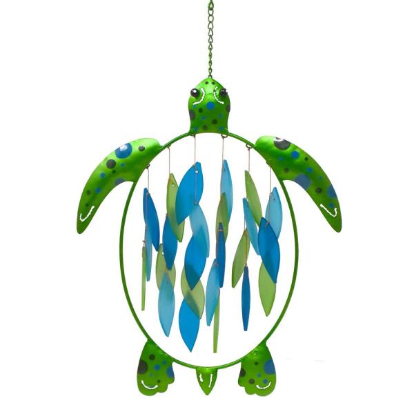 Medium Sea Turtle Glass Chime