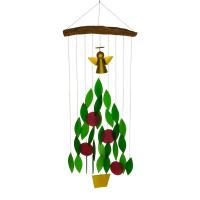 Angel Christmas Tree Glass Chime-GEBLUEG519