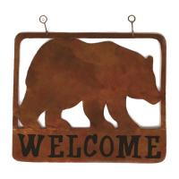 Bear Welcome Sign-GEBLUEG528