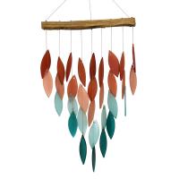 Coral Ombre Waterfall Glass Chime-GEBLUEG594