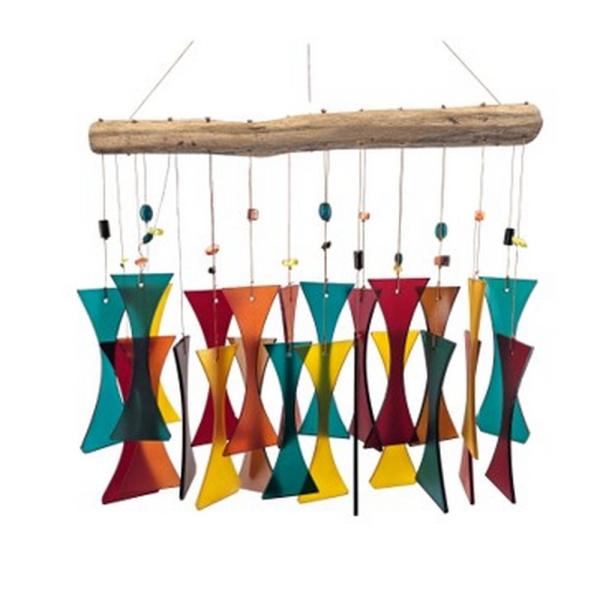 Santa Fe Beaded Cast-Off Glass Chime