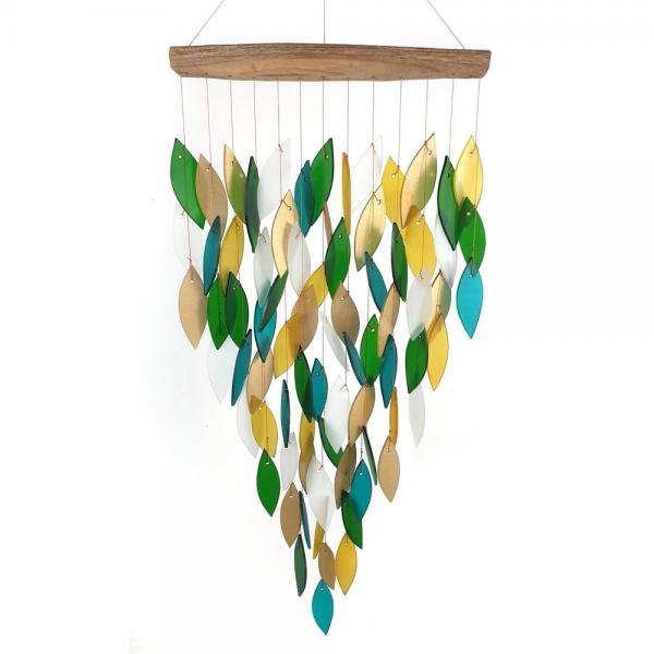 Deluxe Rainforest Waterfall Glass Chime