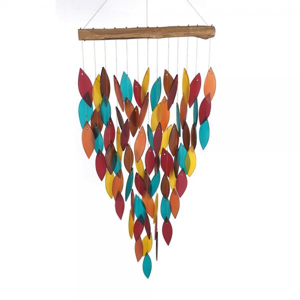 Santa Fe Deluxe Waterfall Glass Chime