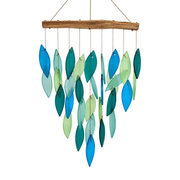 Aquamarine Waterfall Glass Chime