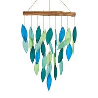 Aquamarine Waterfall Glass Chime-GEBLUEG808