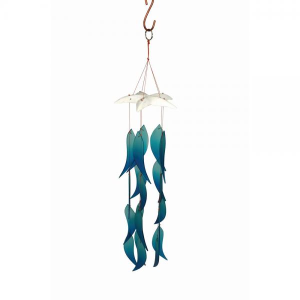 Fish Catch Glass Chime