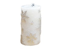 LED Snowflake Wax Candle Fountain-GECF001