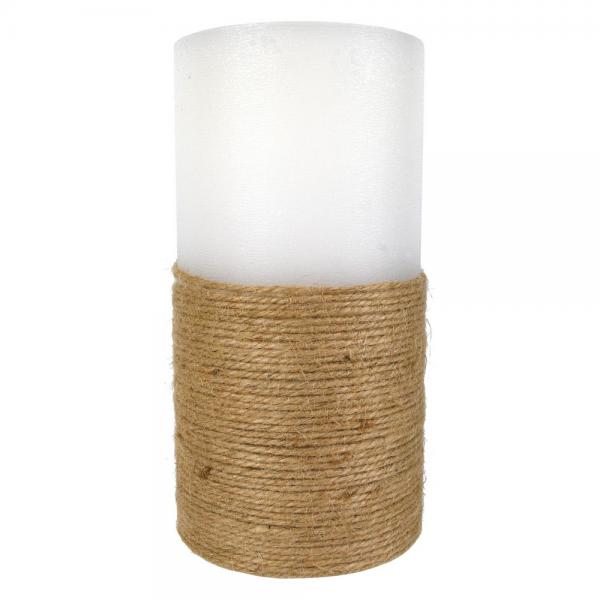 Jute Wrapped Candle Fountain