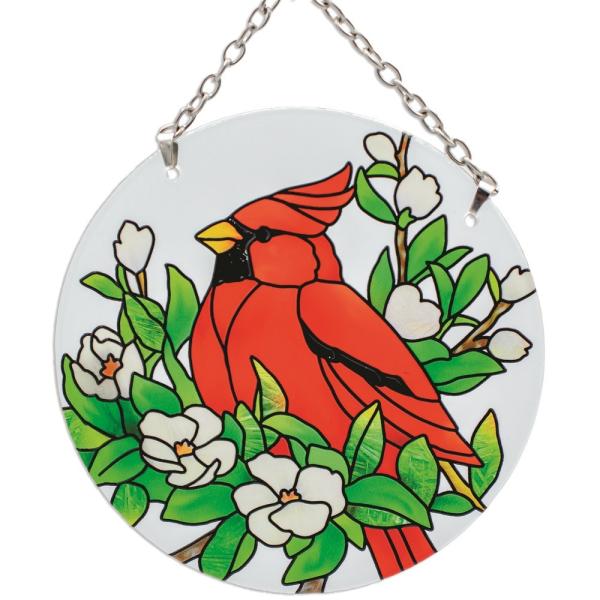 Cardinal Medium Round Suncatcher